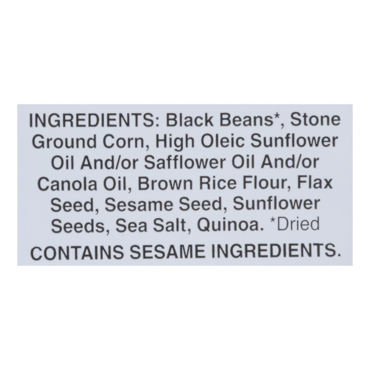 Food Should Taste Good Multigrain Bean Chips - Black Bean, 12 Pack x 5.5 Oz - Cozy Farm