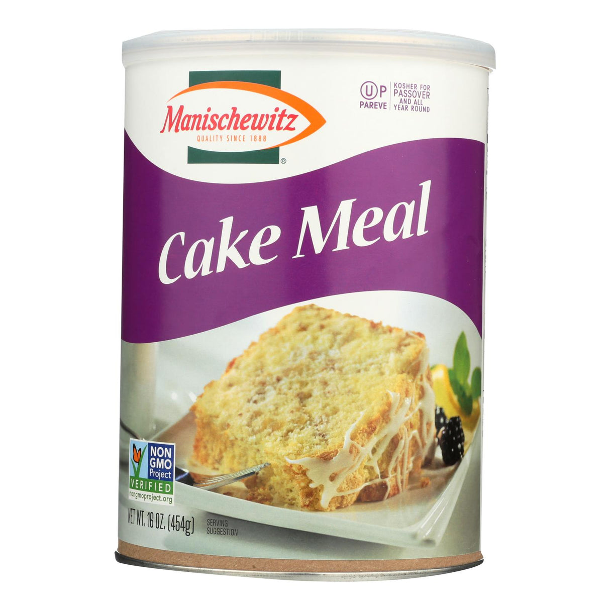 Manischewitz - Matzo Cake Meal Cannister - Pack of 12-16 Oz