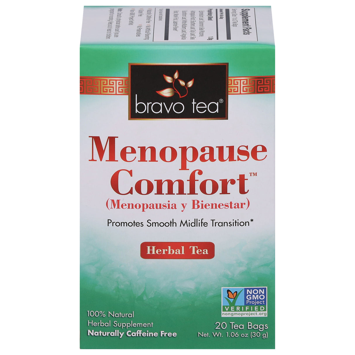 Menopause Comfort Tea by Bravo Teas & Herbs - 20 Bags - Cozy Farm