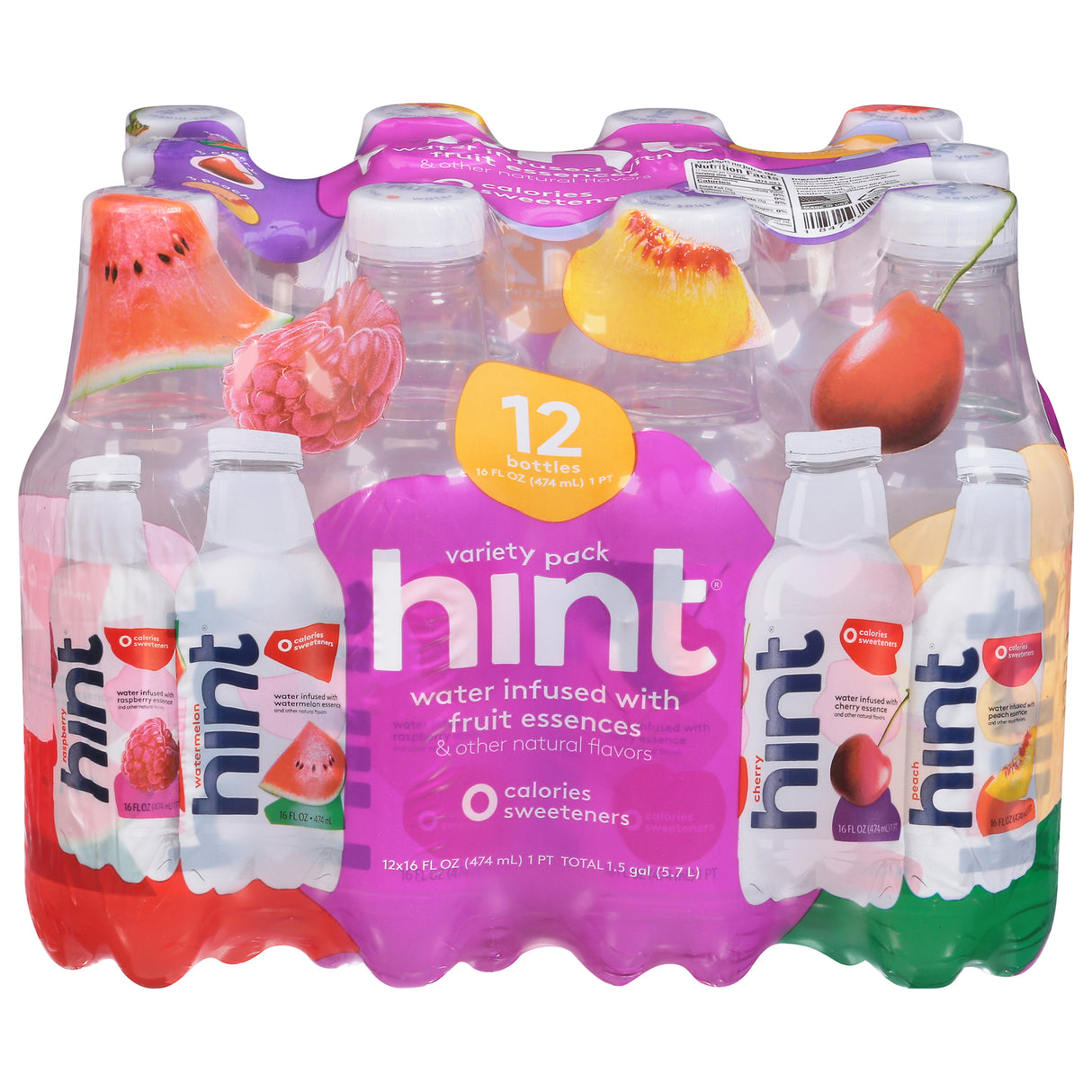Hint Water 4fl oz Purple Variety Pack - 12 Pack - 1 Each - 12/16 Fl Oz - Cozy Farm