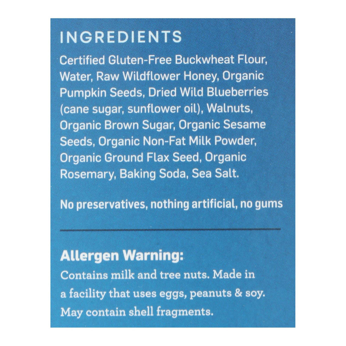 Maine Crisp Crisps Wild Blueberry Walnut - Sweet & Tangy, 4 Oz Bags (Case of 10) - Cozy Farm