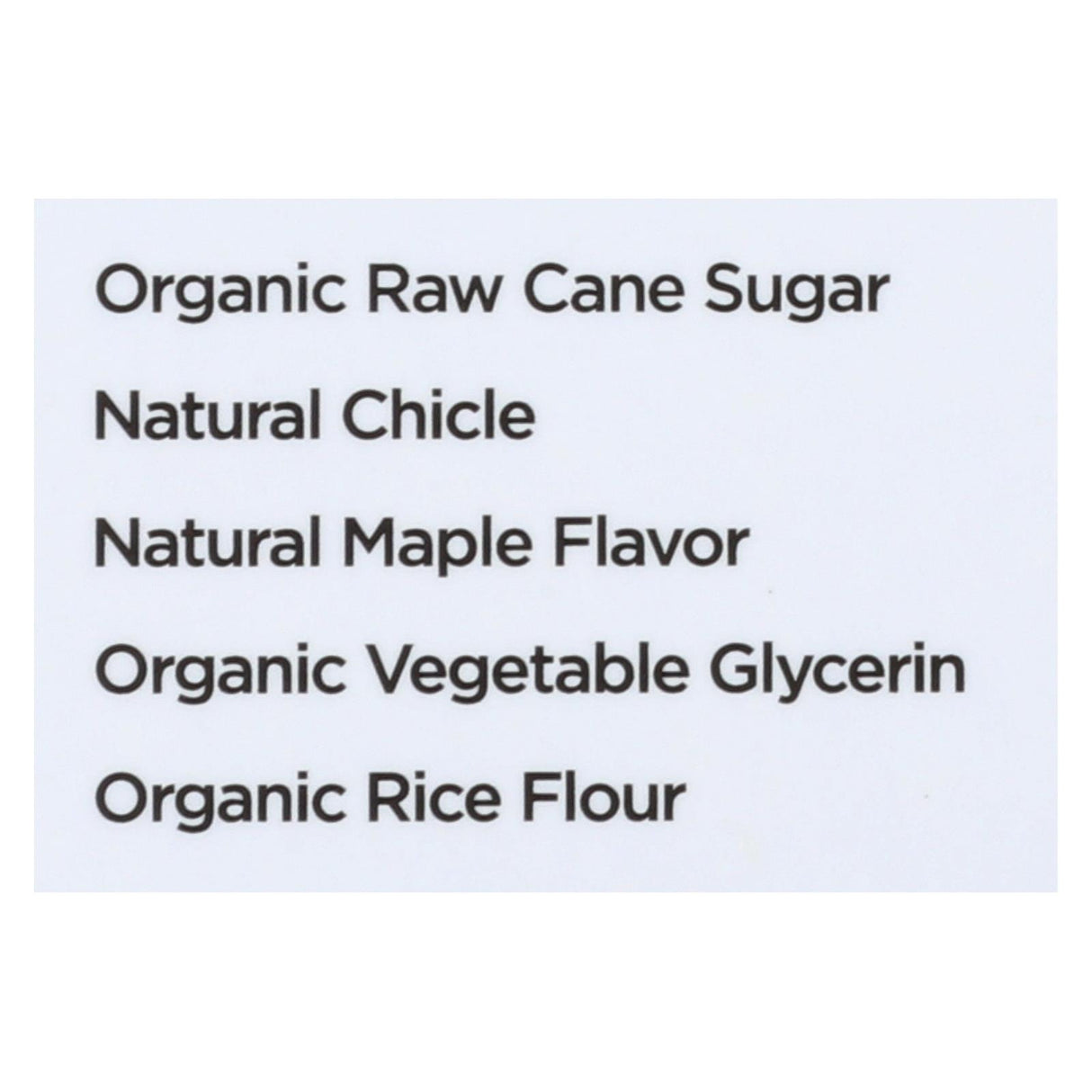 Simply Gum All Natural Maple Gum - 15 Count - Case of 12 - Cozy Farm