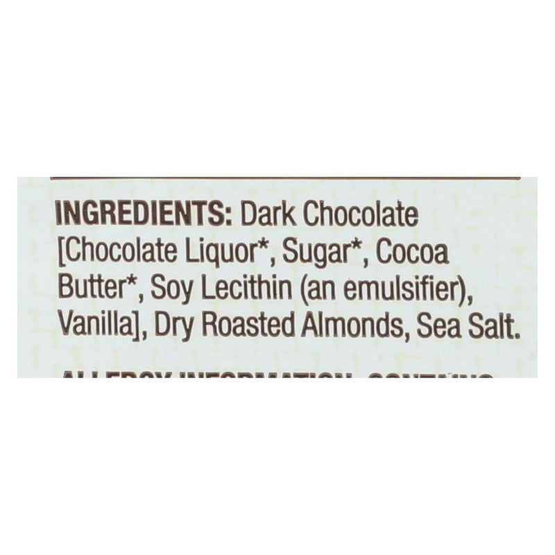 Bark Thins Dark Chocolate Almond with Sea Salt - 4.7 Oz. - Case of 12 - Cozy Farm 