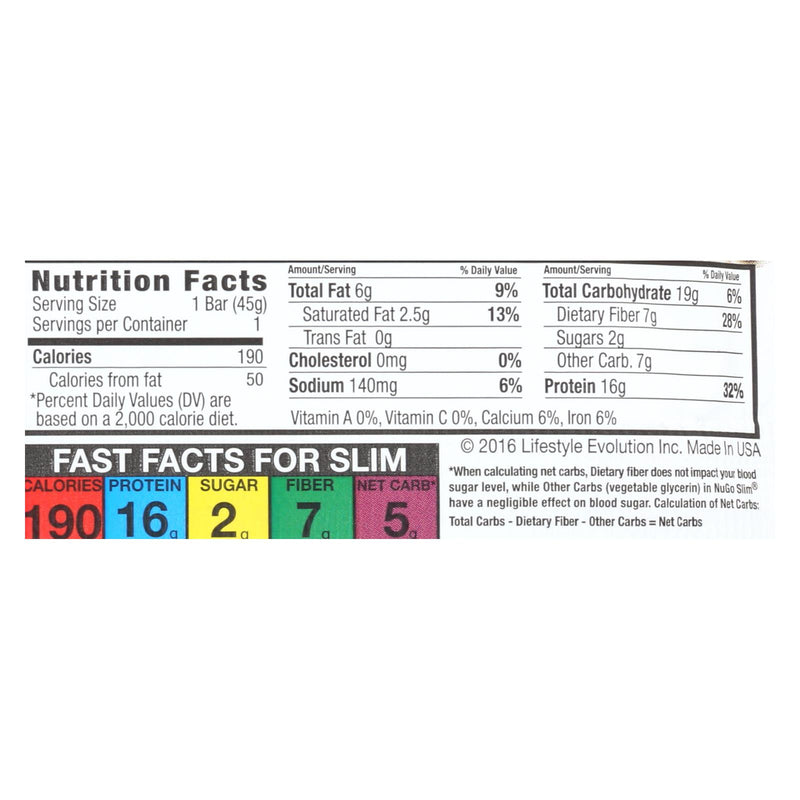 Nugo Slim Roasted Peanut Nutrition Bars, 1.59 Oz Bars (12-Pack) - Cozy Farm 