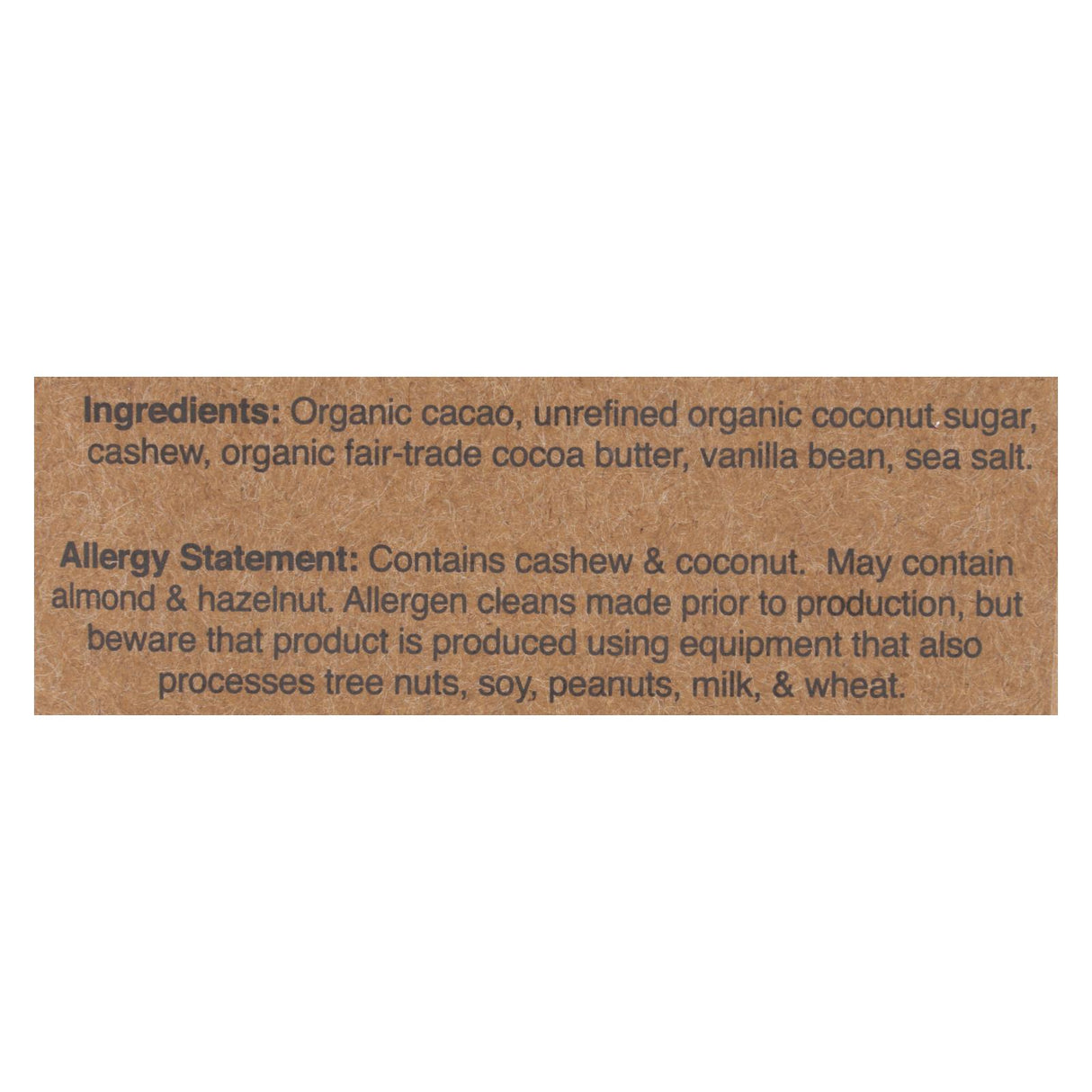 HU Dark Chocolate Bar Cashew Butter Vanilla, 2.1 Oz, Case of 12 - Cozy Farm