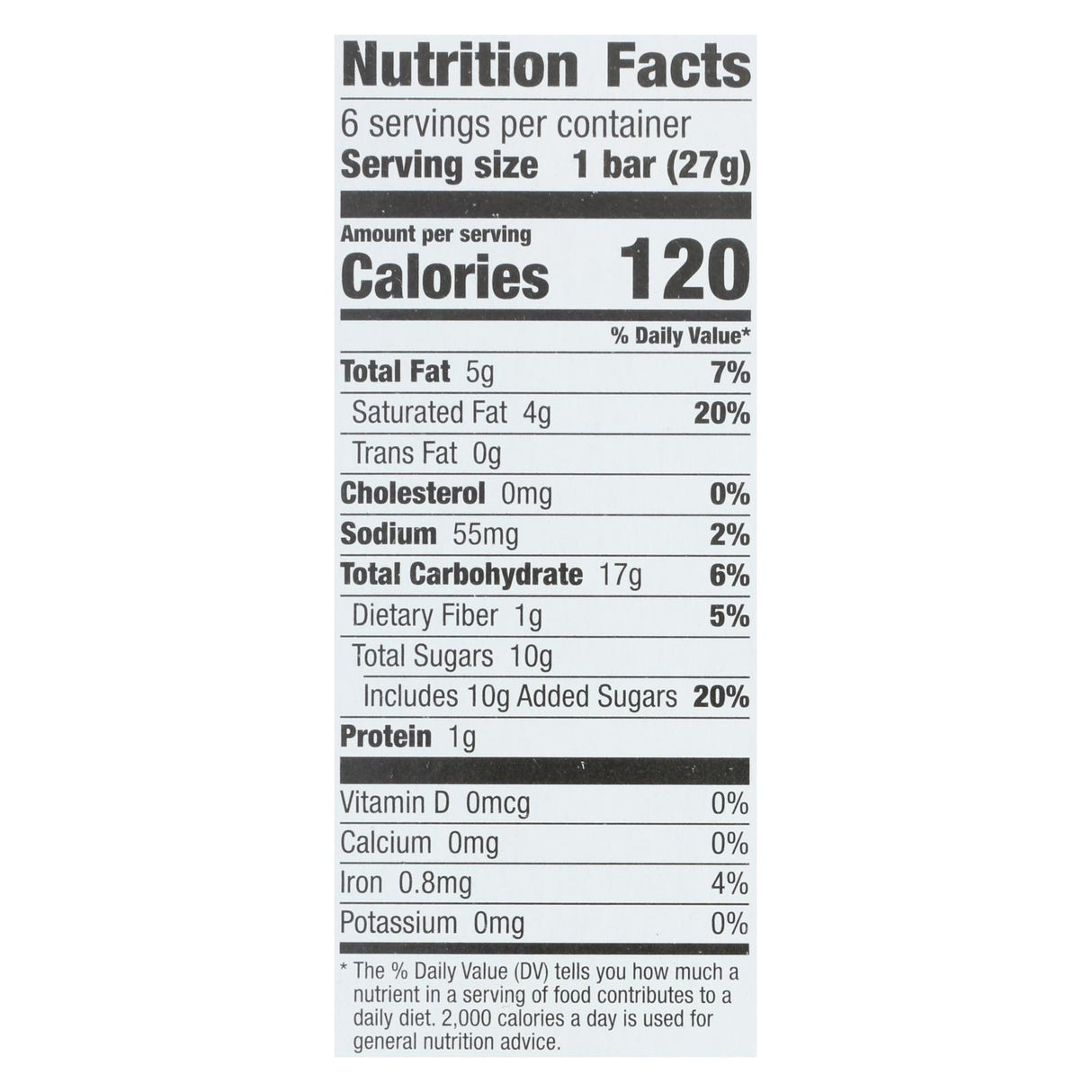 Larabar Kid's Chocolate Chip Cookie Bar, Pack of 8, 6/0.96 oz - Cozy Farm