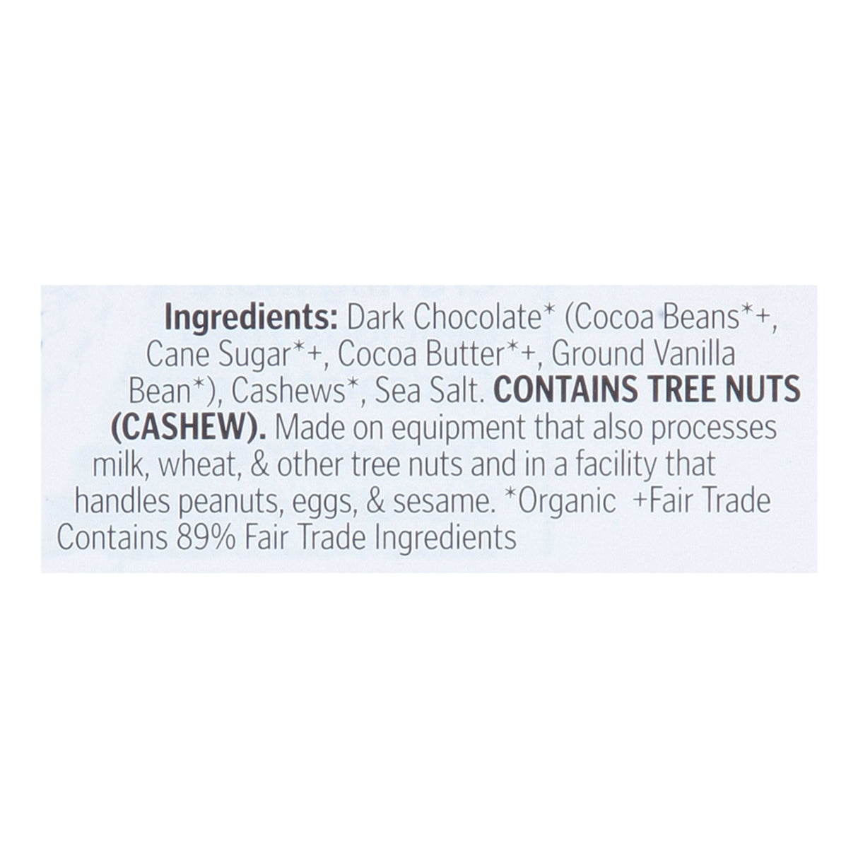 Theo Salted Cashew Dark Chocolate Bar - 3 Oz - Cozy Farm
