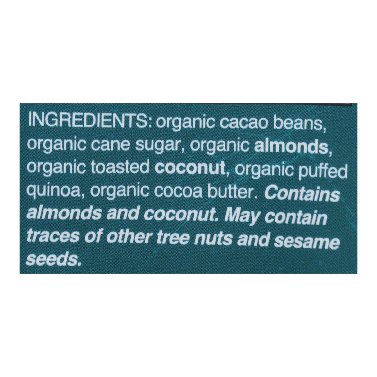 Taza Chocolates Chocolate Snacking Thins - Case of 12 - 4.2 oz Each - Cozy Farm