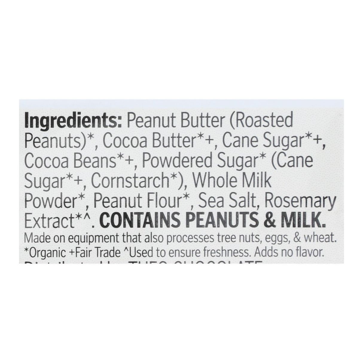 Theo Chocolate Peanut Butter Cups - Rich Milk Chocolate - 1.3 Oz - Case of 12 - Cozy Farm