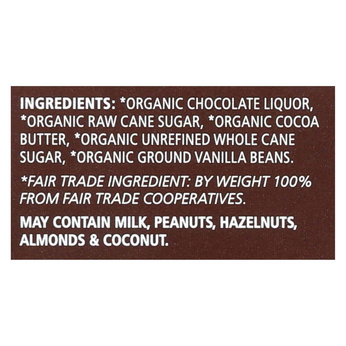 Equal Exchange Organic Very Dark Chocolate Bar, Pack of 12, 2.8 Oz - Cozy Farm