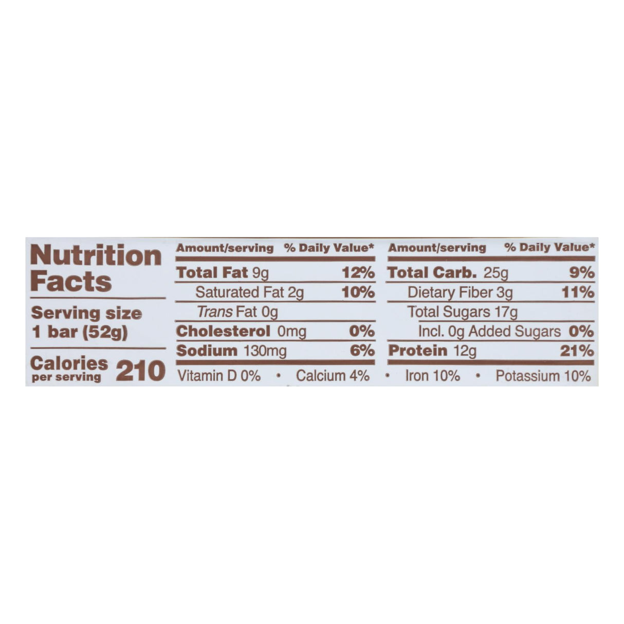 Rxbar Protn Bar - Ban Chocolate Walnut - Case of 12 - 1.83 Oz - Cozy Farm