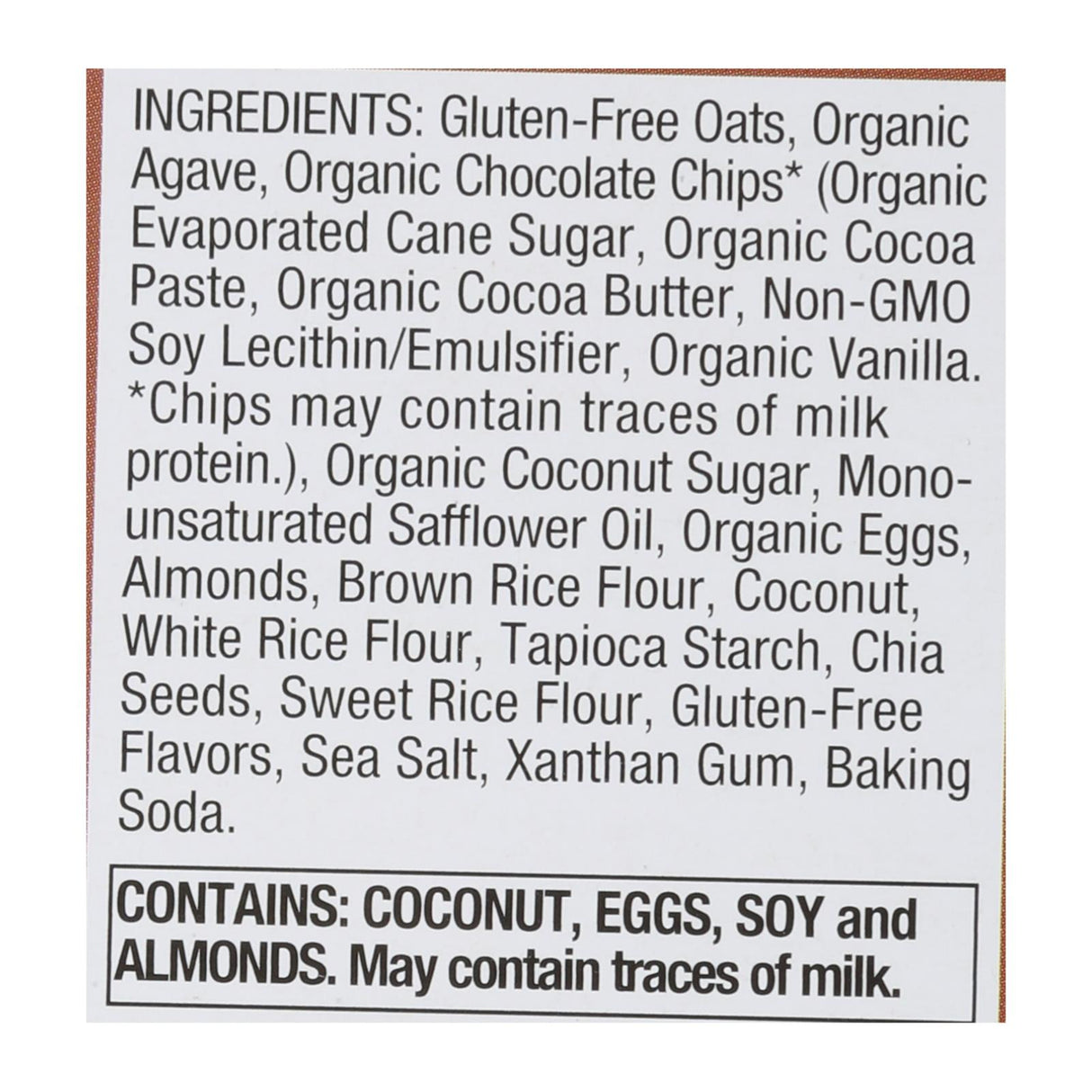 Pamela's Products Oat Chocolate Chip Whenever Bars - Coconut - Case of 6 - 1.41 Oz. Each - Cozy Farm