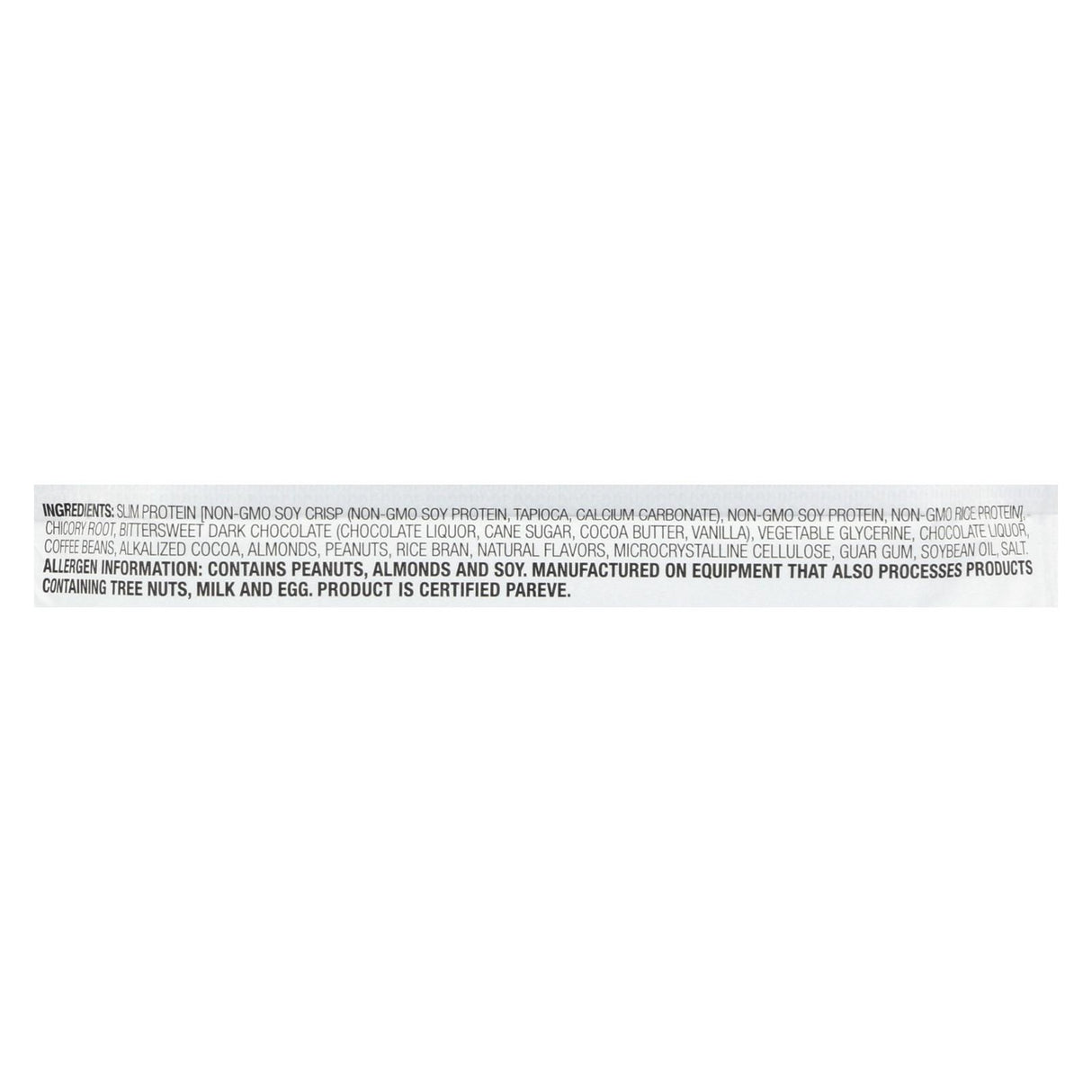 Nugo Slim Espresso Protein Bar - 1.59 Oz. - Pack of 12 - Cozy Farm