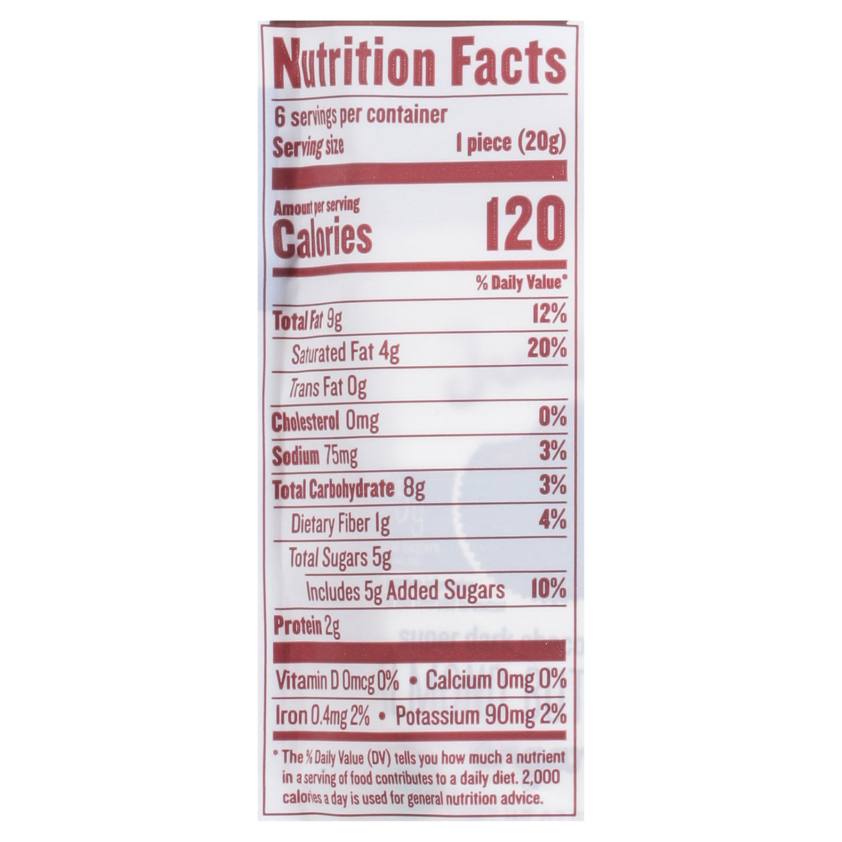 Justin's Almbtr Dark Chocolate Espresso - 4.2 Oz Pack of 6 - Cozy Farm