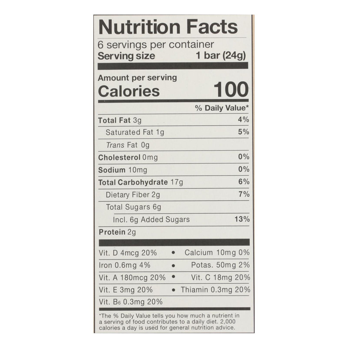 Made Good Chocolate Chip Granola Bar, 5 Oz. - Case of 6 - Cozy Farm