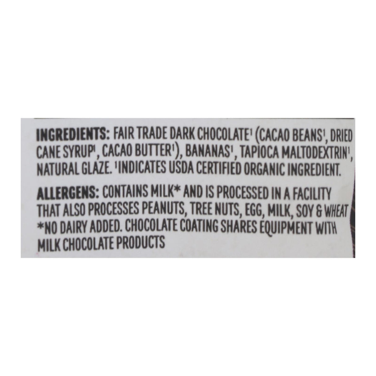 Barnana Organic Chocolate Chewy Banana Bites - Case of 12 - 1.4 oz - Cozy Farm