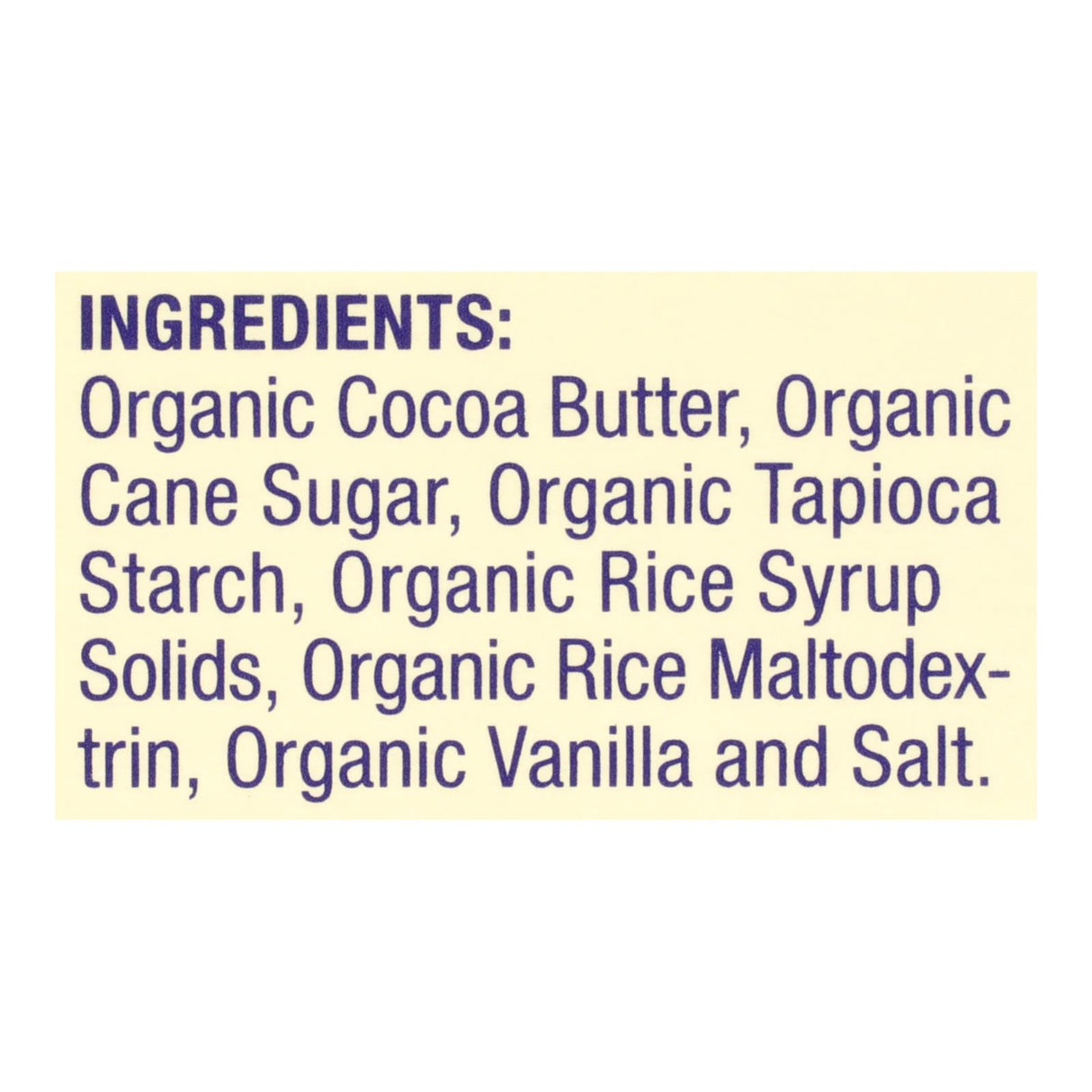 Pascha Vegan White Chocolate Bar - 2.82 Oz - Case of 10 - Cozy Farm