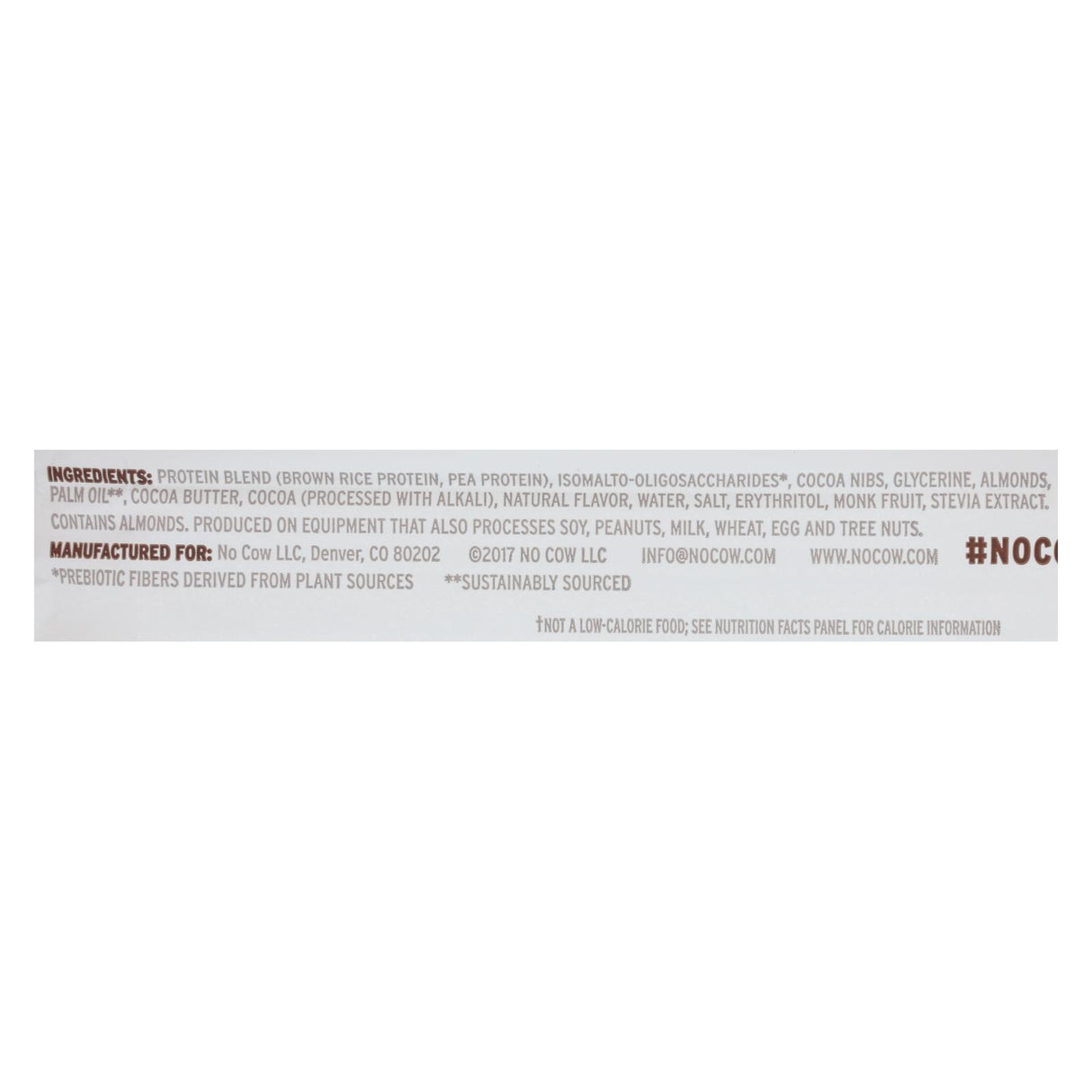 D's Natural No Cow Bar - Chocolate Fudge Brownie - 2.12 Oz Pack of 12 - Cozy Farm