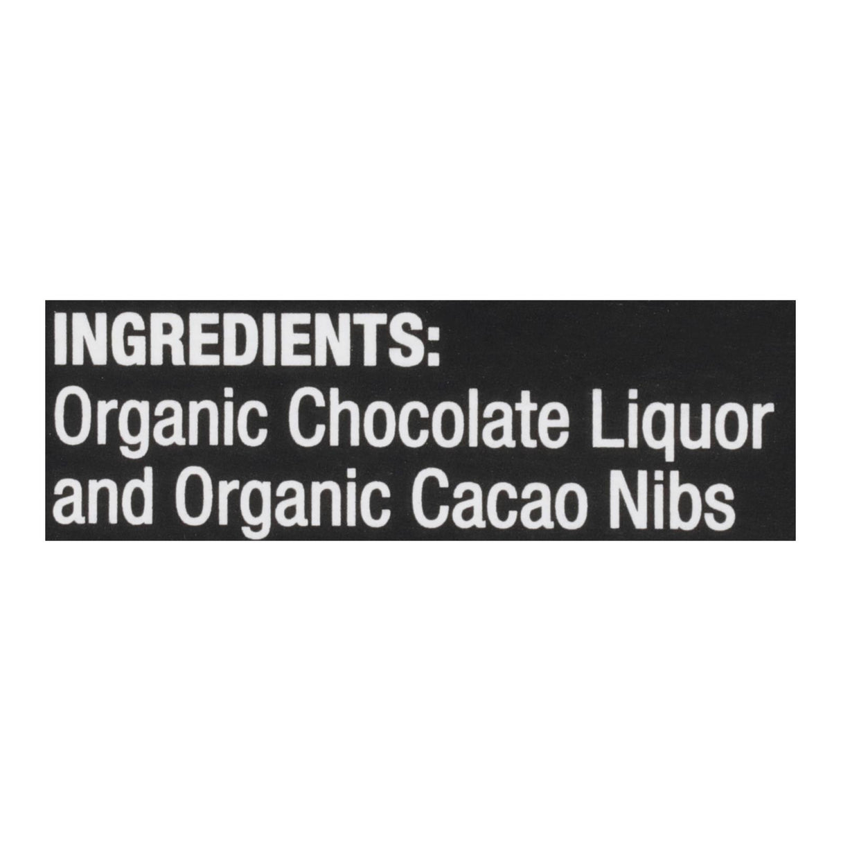 Pascha 100% Nibs Dark Chocolate Bar, 2.82 Oz - Cozy Farm