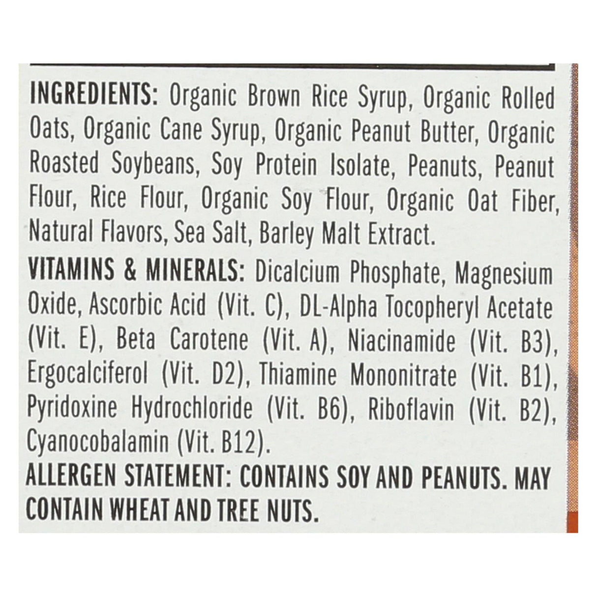 Clif Bar Organic Crunchy Peanut Butter - Case of 9 - 2.4 Oz (Pack of 6) - Cozy Farm