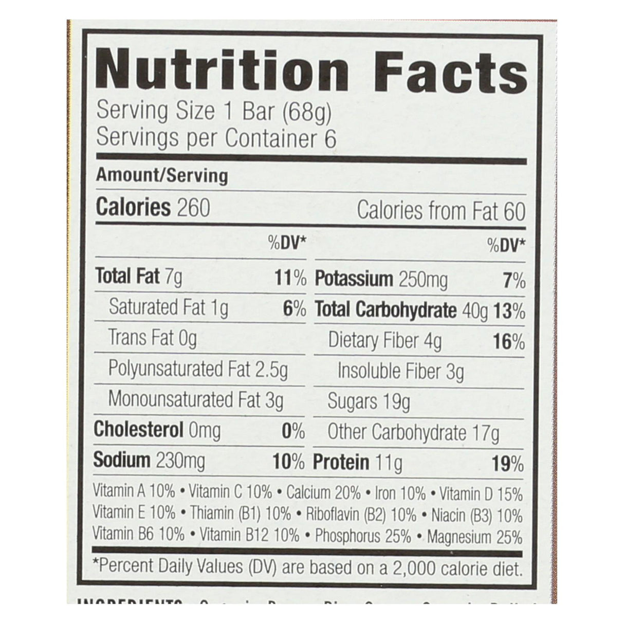 Clif Bar Organic Crunchy Peanut Butter - Case of 9 - 2.4 Oz (Pack of 6) - Cozy Farm