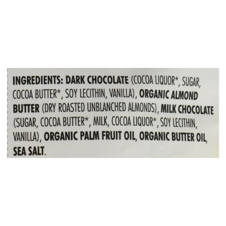 Chocolove Xoxox Bites - Decadent Dark Chocolate with Almonds & Sea Salt - 3.5oz (8ct) - Cozy Farm 