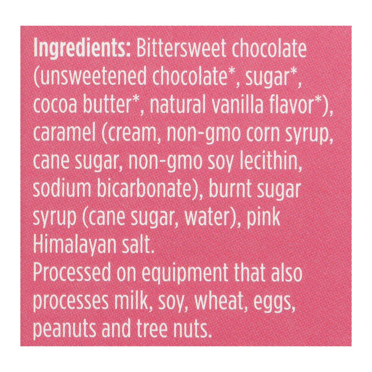 Vosges Haut-Chocolat Burnt Caramel Bar, 72% Cocoa, Pink Salt, 3 Oz., Case of 12 - Cozy Farm