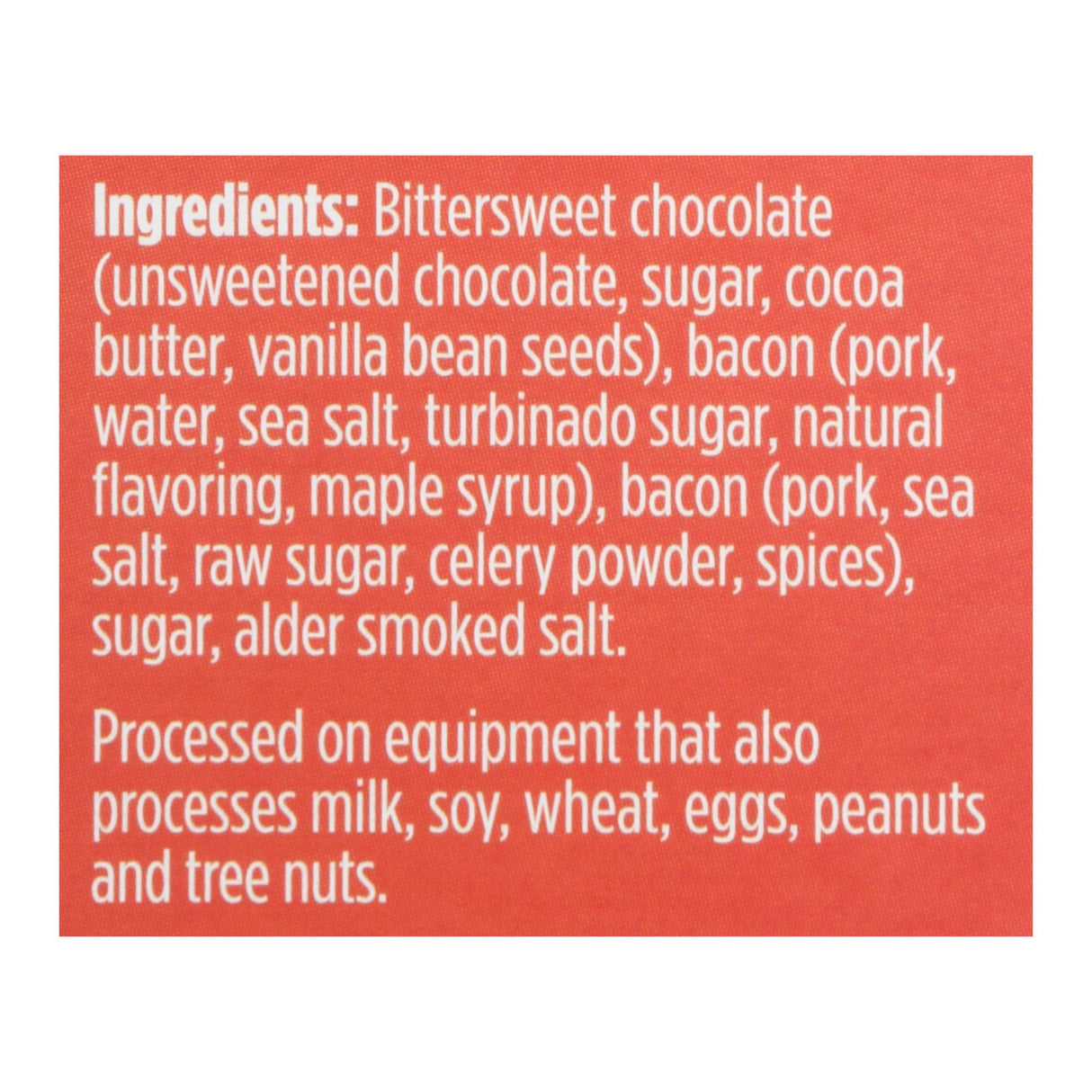Vosges Haut-Chocolat 62% Cacao Uncured Mo's Dark Bacon Bites - Case of 12 - 3 Oz - Cozy Farm