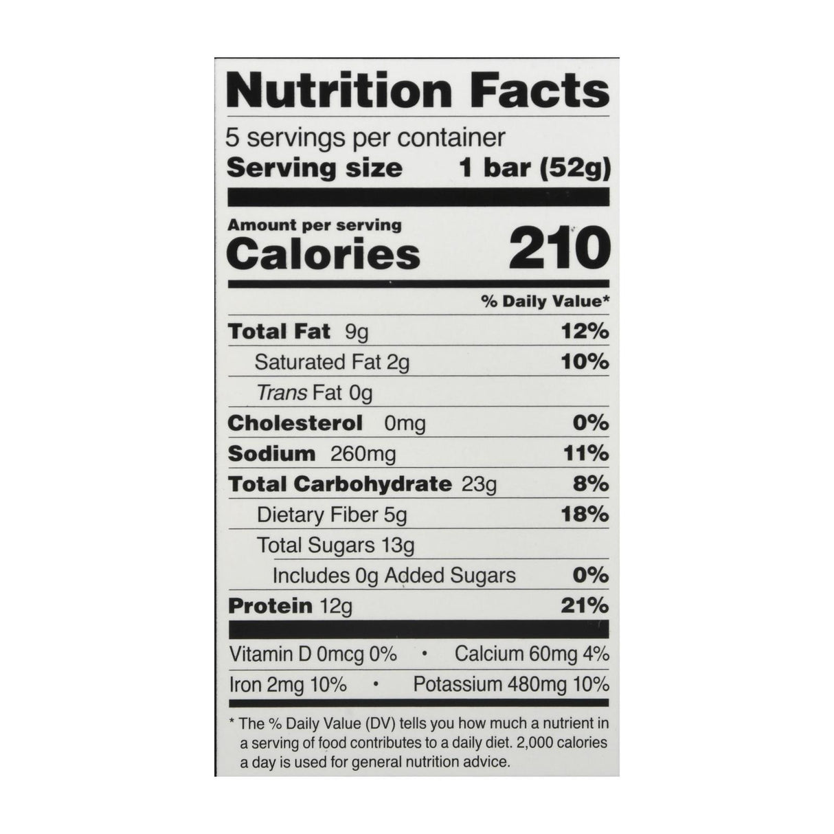 RxBar Chocolate Sea Salt Protein Bar - 5 x 1.83oz - Cozy Farm