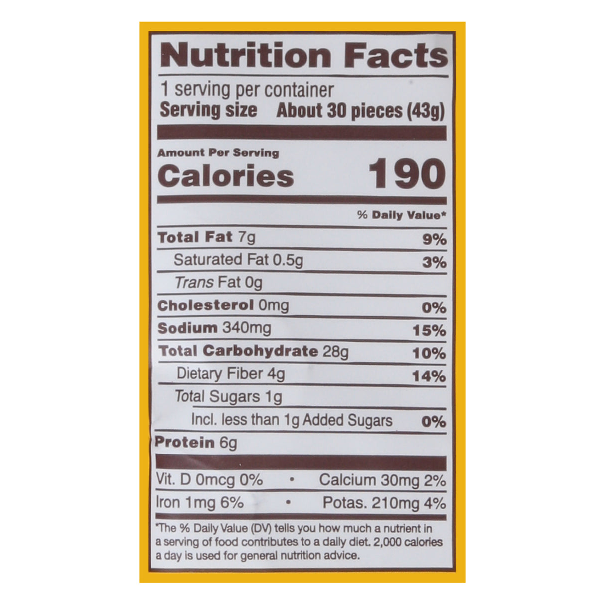 Hippeas White Cheddar Chickpea Puffs - Pack of Six 1.5 oz Bags - Cozy Farm