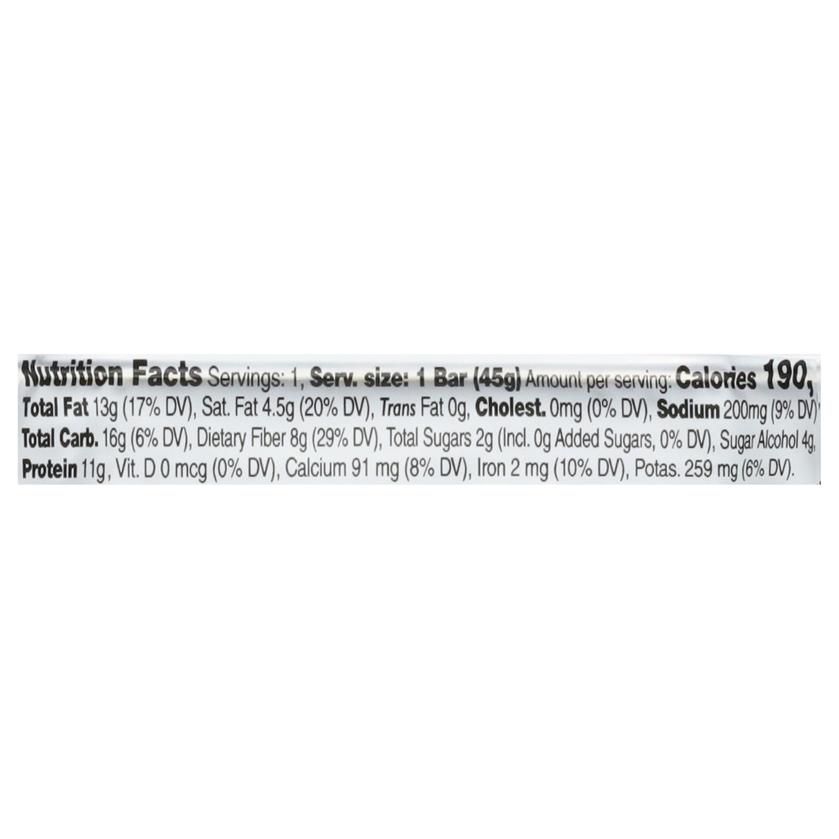 Cando Bar Dark Chocolate Almond Sea Salt 1.59 Oz Case of 12 - Cozy Farm