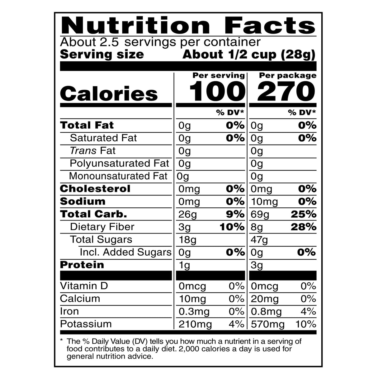 Bare Fruit Simply Baked Banana Chips - 2.7 Oz - Pack of 12 - Cozy Farm