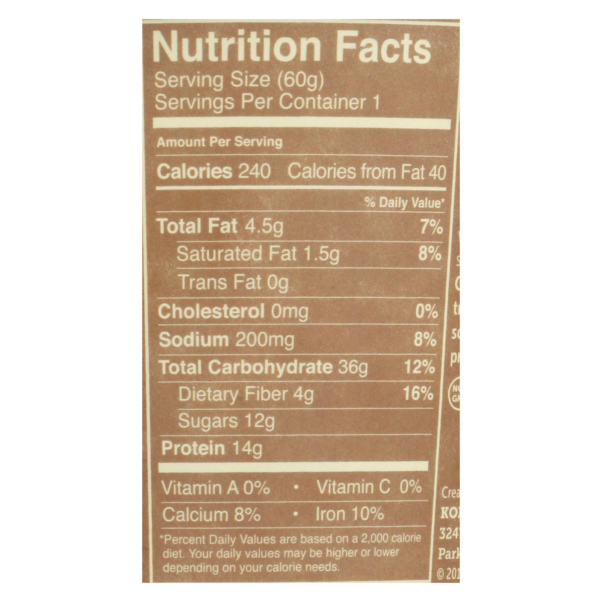 Kodiak Cakes Oatmeal, 2.12 Oz (Case of 12) - Cozy Farm