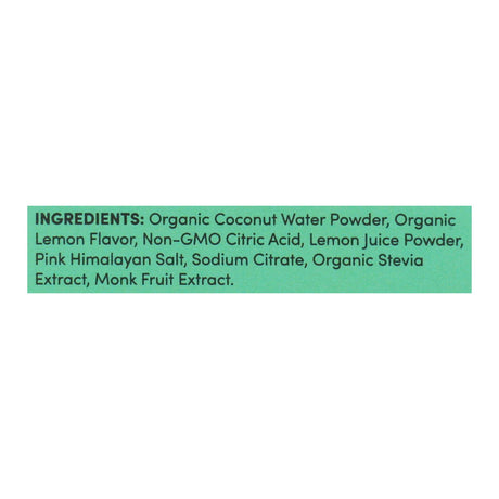 Cure Hydration Lemonade Hydration Drink Mix - 8/0.26 Oz. Packets - Cozy Farm 