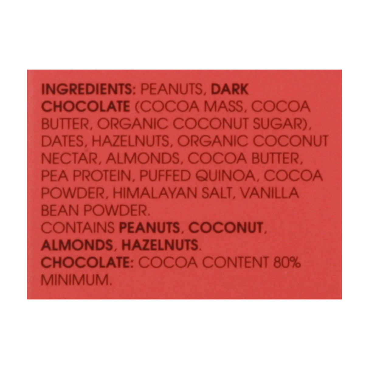 Freakin Wholesome Bites Peanut Butter Dark Chocolate - Case of 10 - 2.82 Ounces - Cozy Farm