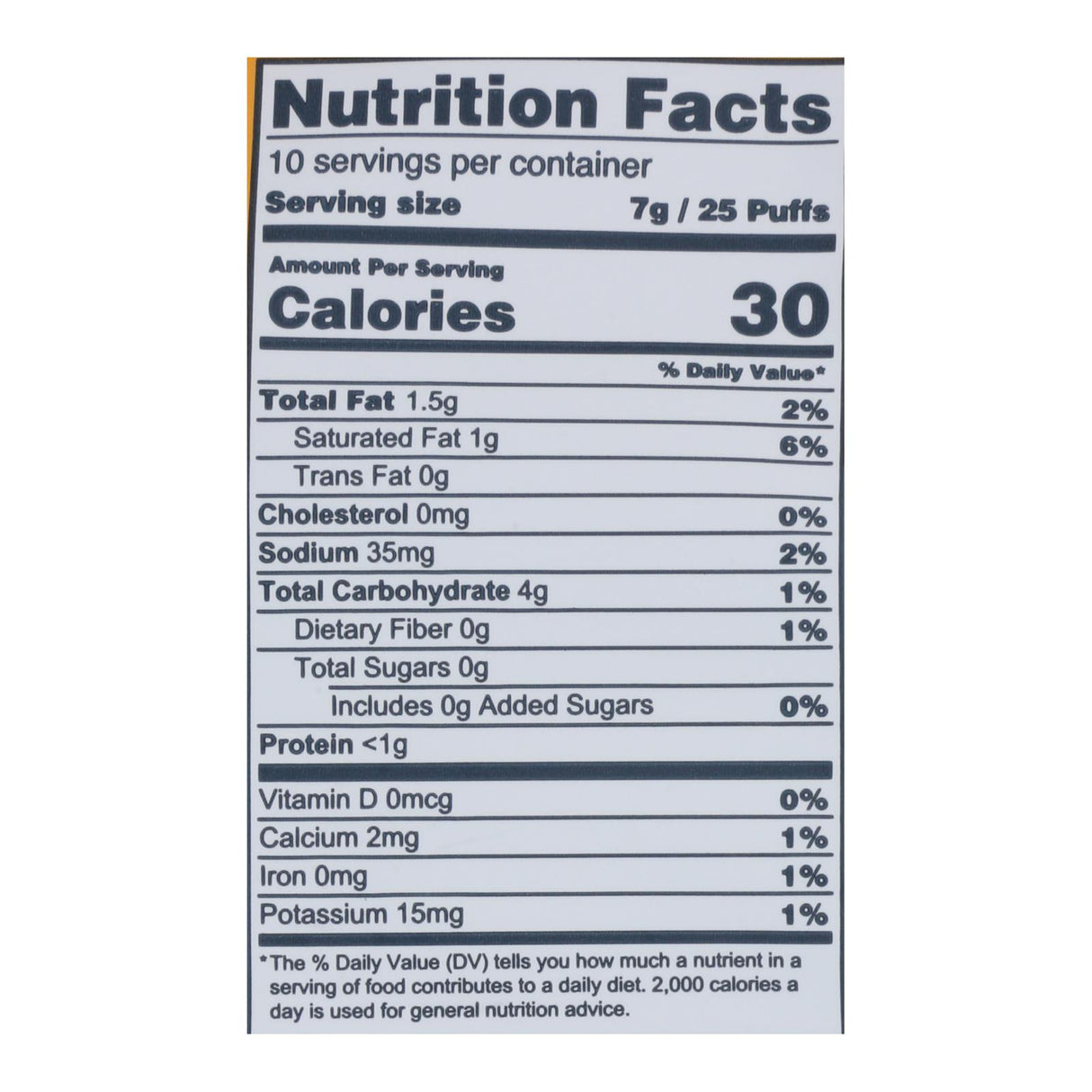 Lesser Evil Little Puffs Organic Non-Dairy White Cheddar Snacks, Pack of 5, 2.5oz Each - Cozy Farm