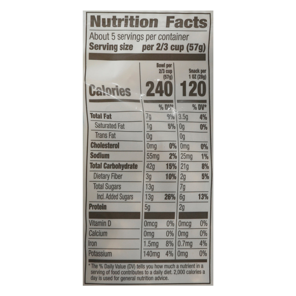 Cascadian Farm Organic French Vanilla Granola, Case of 4 - 11 oz. Bags - Cozy Farm