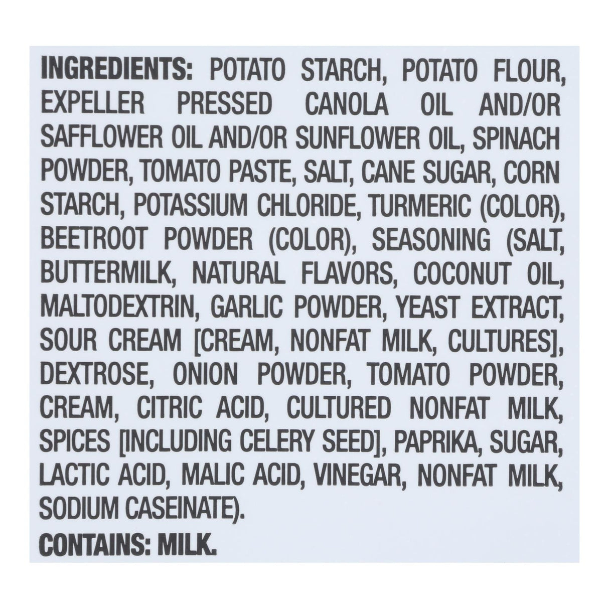 Sensible Portions Veggie Straws: Zesty Ranch, 4.25 Oz (Case of 12) - Cozy Farm