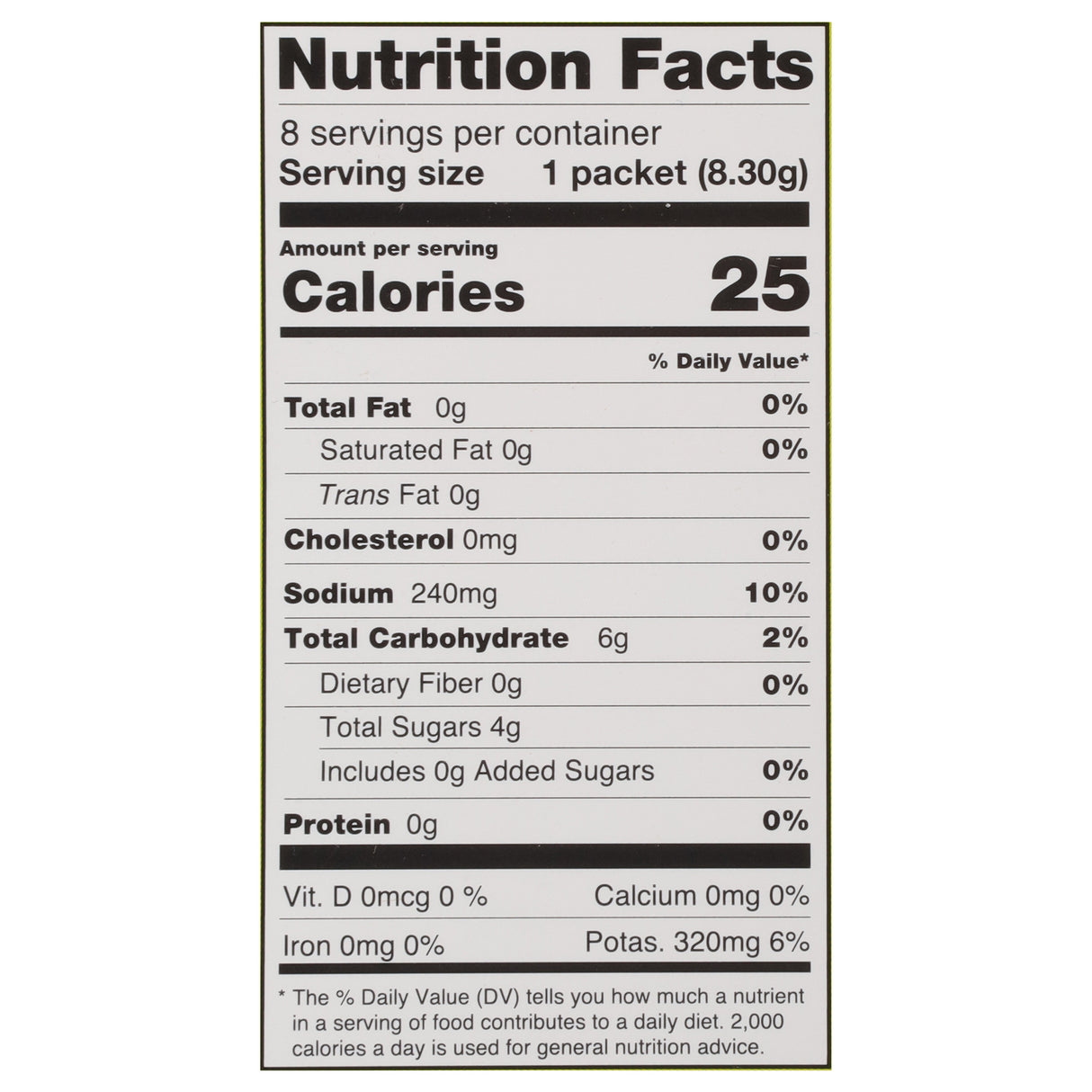 Cure Hydration Electrolyte Drink Mix, Lime - 0.29 Ounces, Case of 8 - Cozy Farm