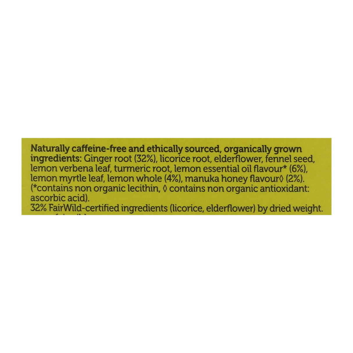 Pukka Organic Lemon Ginger Manuka Honey Green Tea, 4 Cases of 20 Tea Bags - Cozy Farm