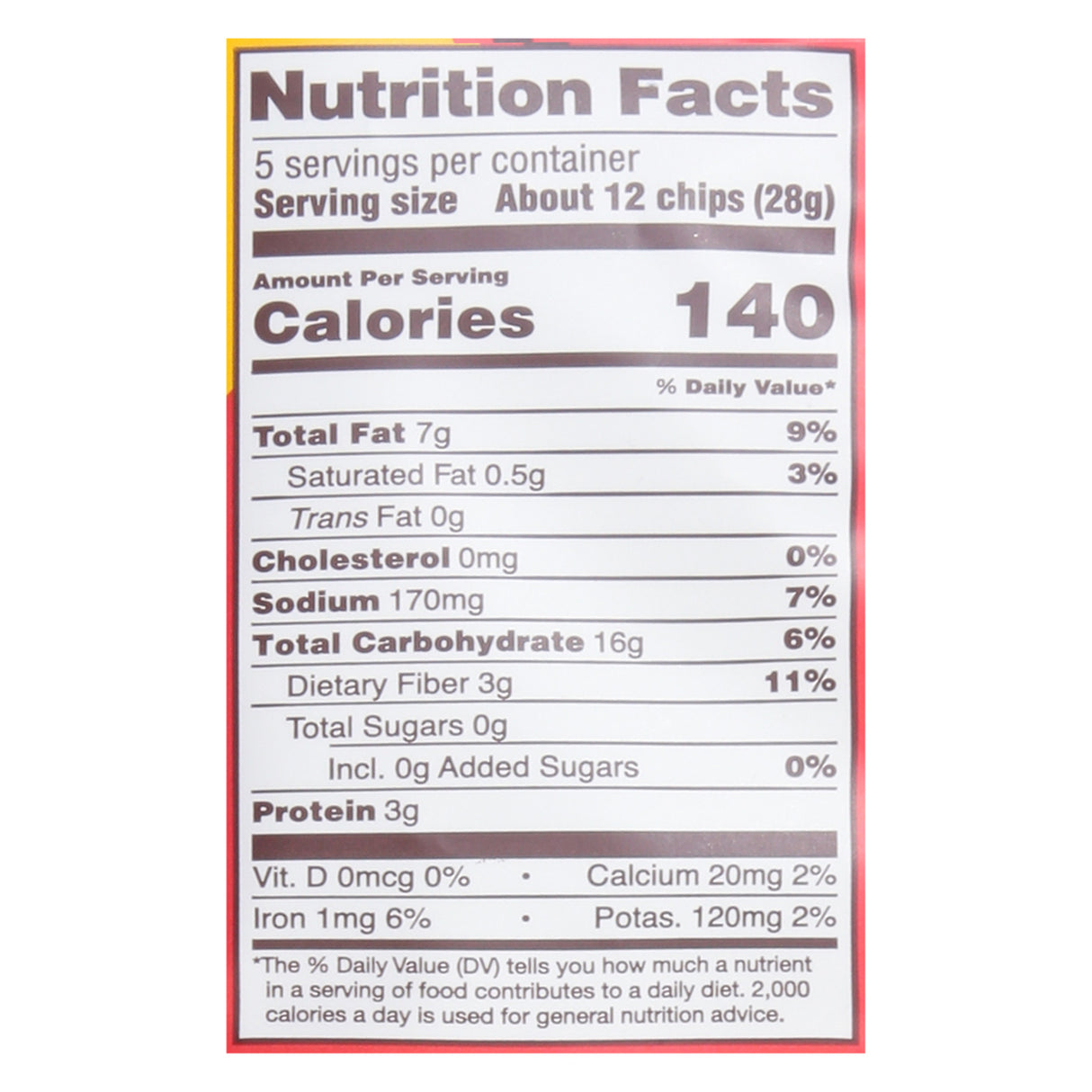 Hippeas Tortilla Chip Chickpea Sea Salt - 5 Oz - Case of 12 - Cozy Farm