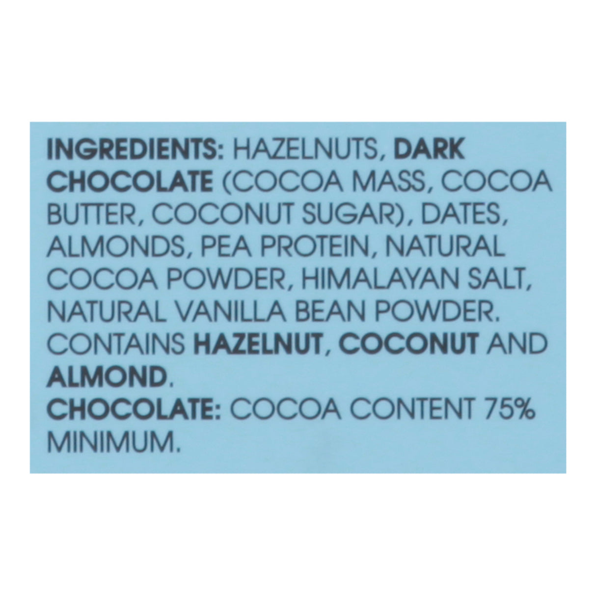 Freakin' Wholesome Dates Hazelnut Dark Chocolate, Case of 10 (2.82oz Each) - Cozy Farm