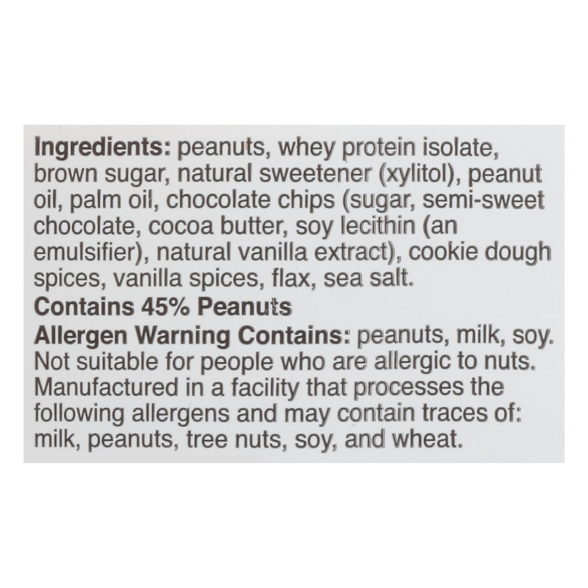 Nuts And More Peanut Butter Spread - Chocolate Chunky Dough - 15 Oz., Case of 6 - Cozy Farm