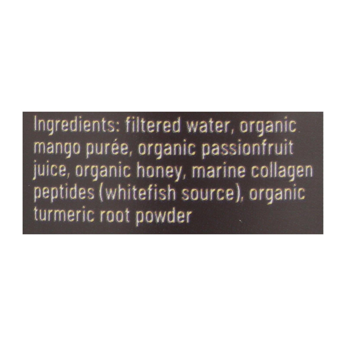 Purewild Marine Collagen Mango Turmeric Case - 12 Fl Oz (Pack of 12) - Cozy Farm