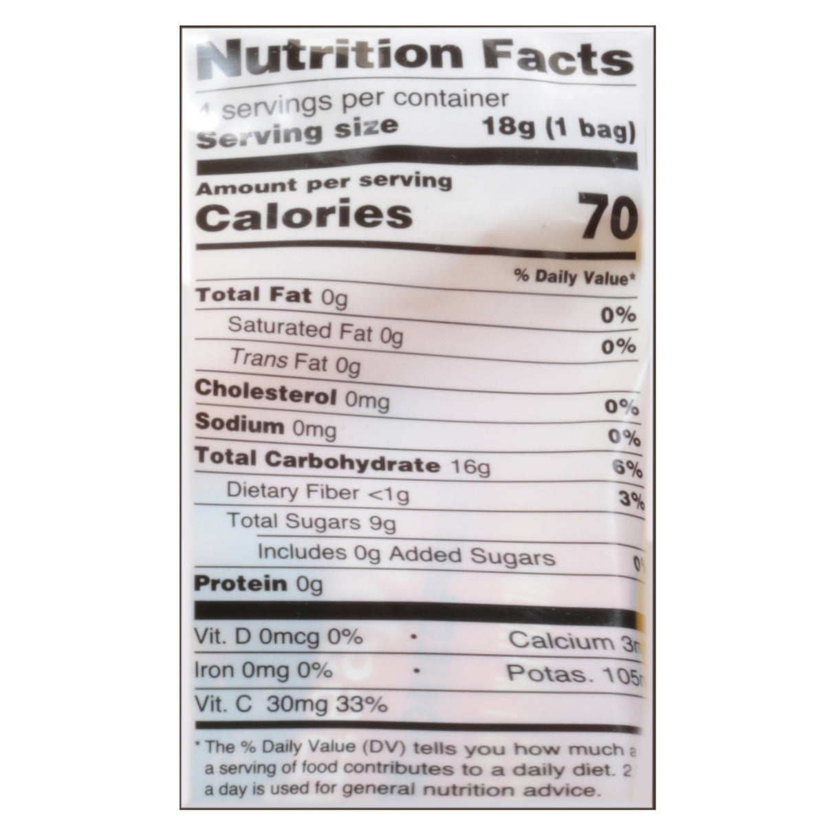 Crispy Green Crispy Pineapple Slices - 4 Packs of 8 - 2.54 Ounces - Cozy Farm