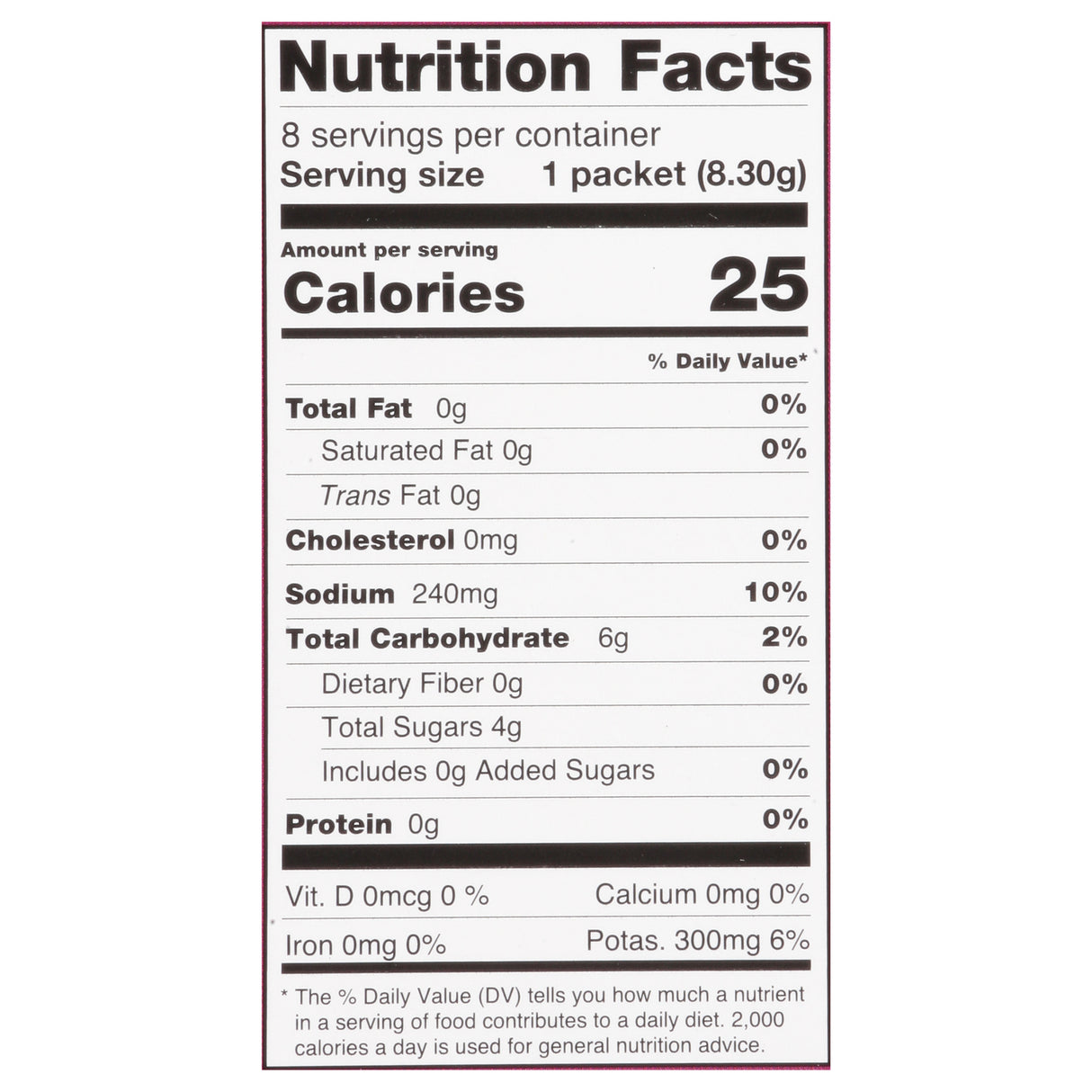 Cure Hydration Berry Pomegranate Hydration Drink Mix - 8 Pack - 0.29 Oz - Cozy Farm