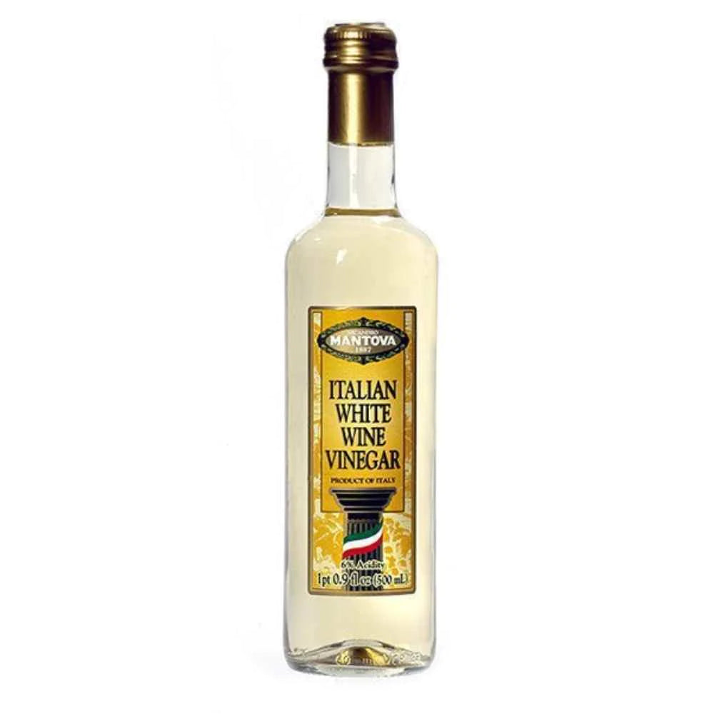 Mantova White Wine Vinegar - 500mL (Case of 6) - Cozy Farm 