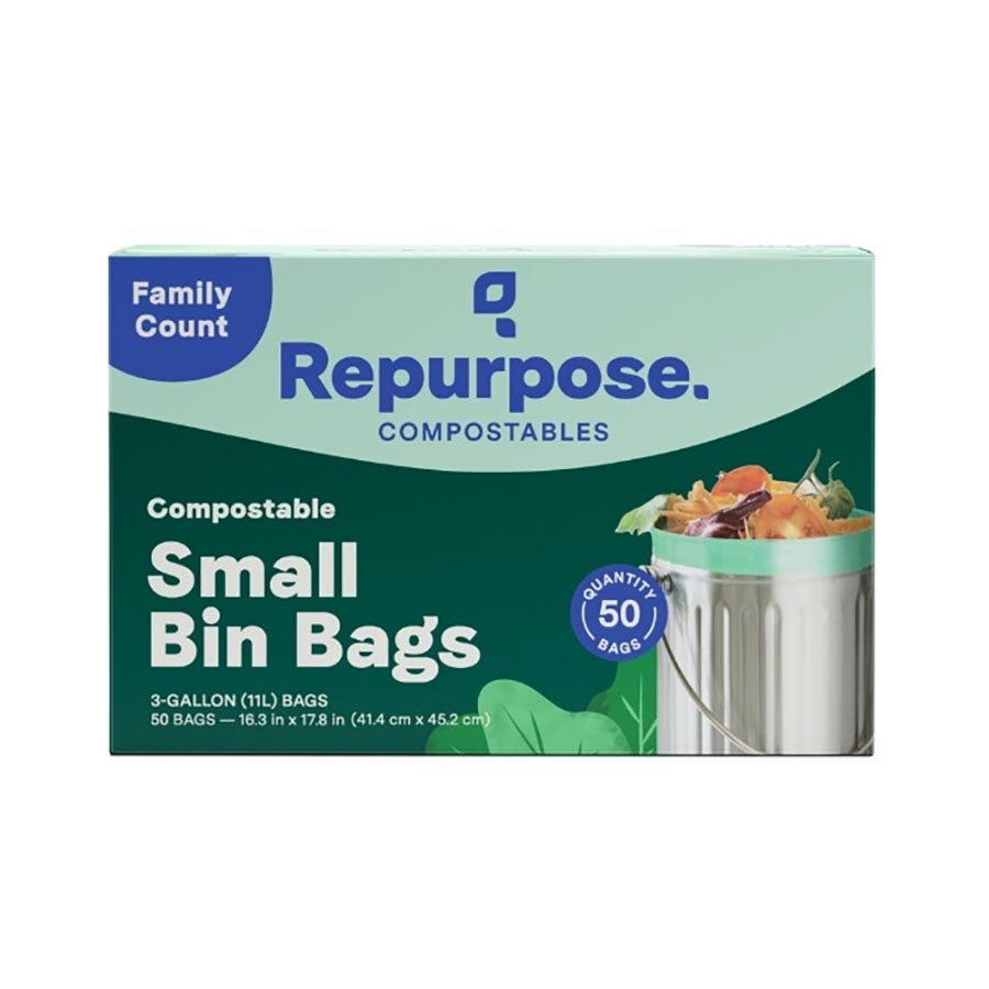 Repurpose Bags Compostable Small Bin 3gal - Case of 6 (50 Ct) - Cozy Farm