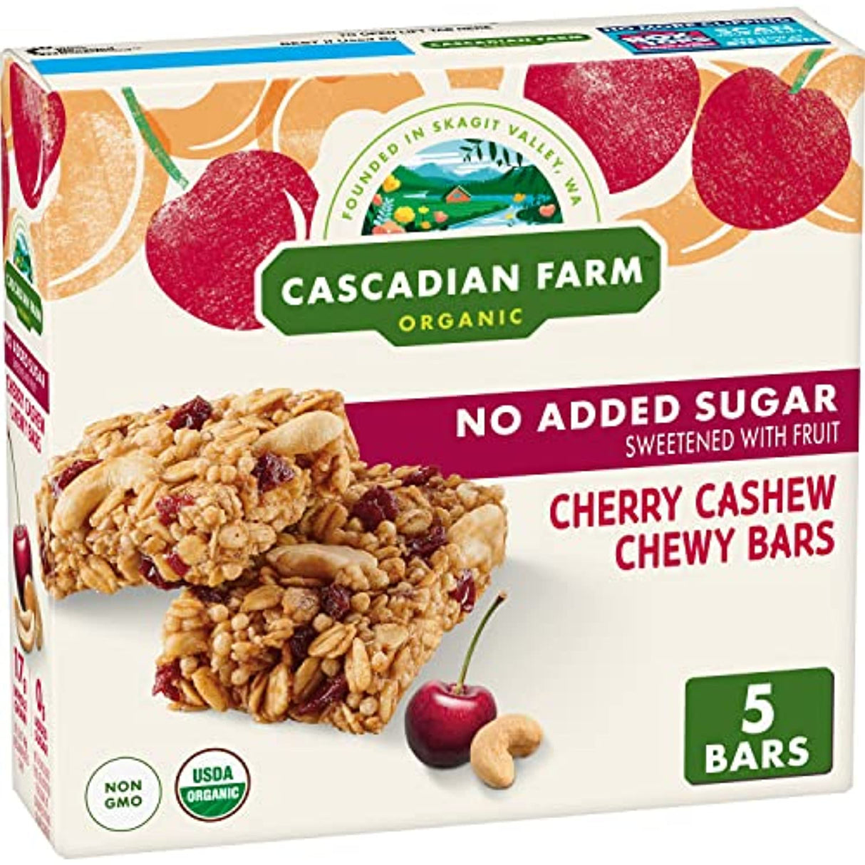 Cascadian Farm Gran Berry Cherry Chocolate Chip Chewy Cascadian Farm Gran Berry Cherry Chocolate Chip Chewy 5 ct - 6 oz - Cozy Farm
