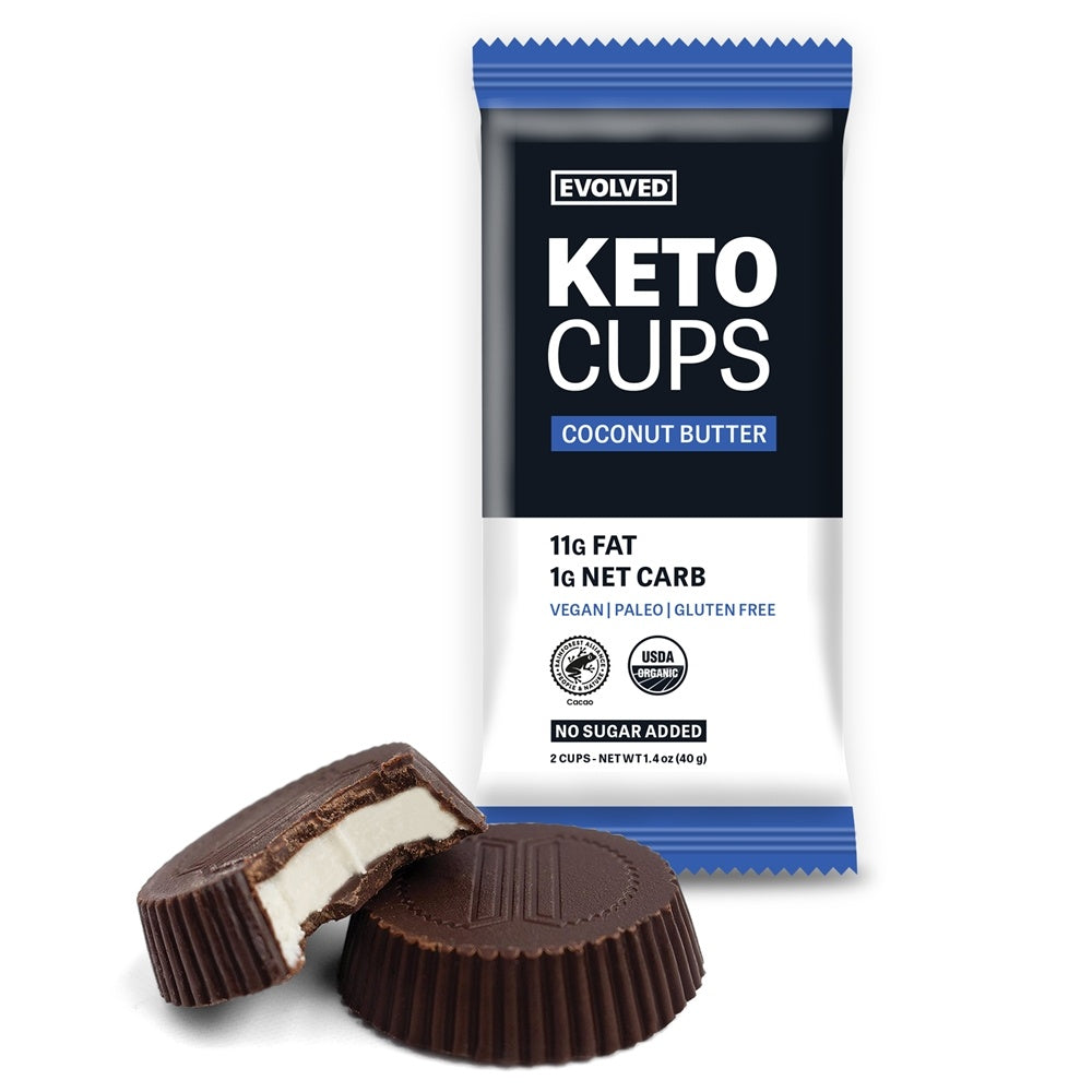 Evolved - Keto Cups Cnutbtr 2pk - Case Of 9-1.41 Oz - Cozy Farm